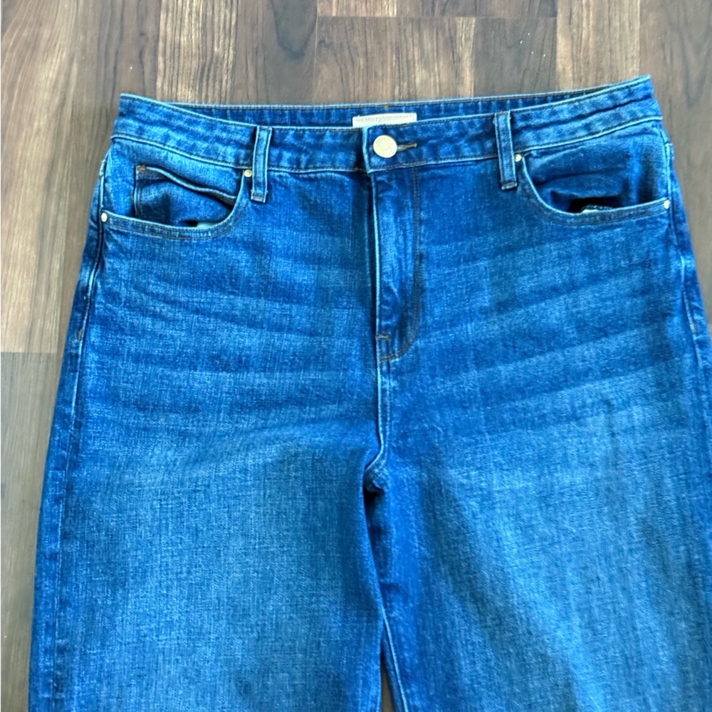 KUT FROM THE KLOTH Sienna Wide Leg Jean Size 12 Cuffed High Rise - Picture 2 of 8